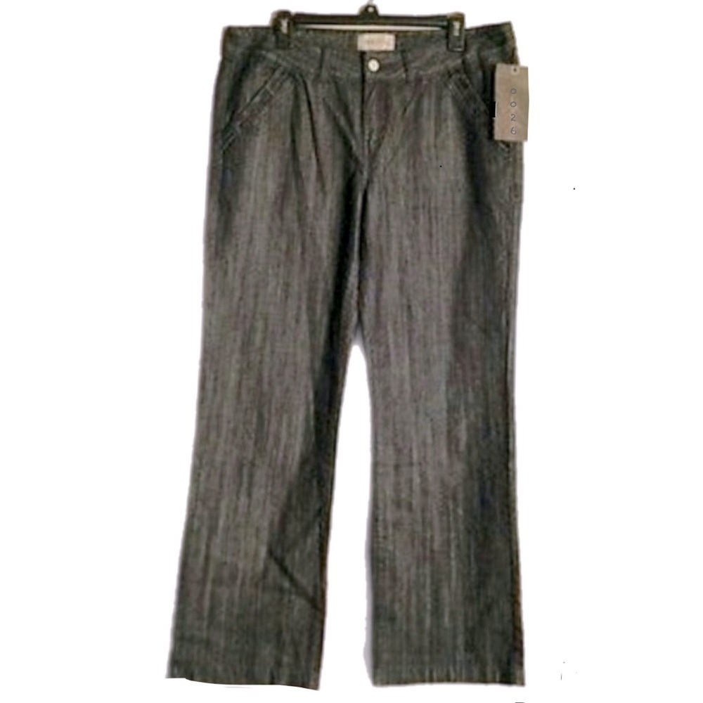 Tex Max Azria Jean 90s Straight Mid Wash Black Tag Fits 32x31